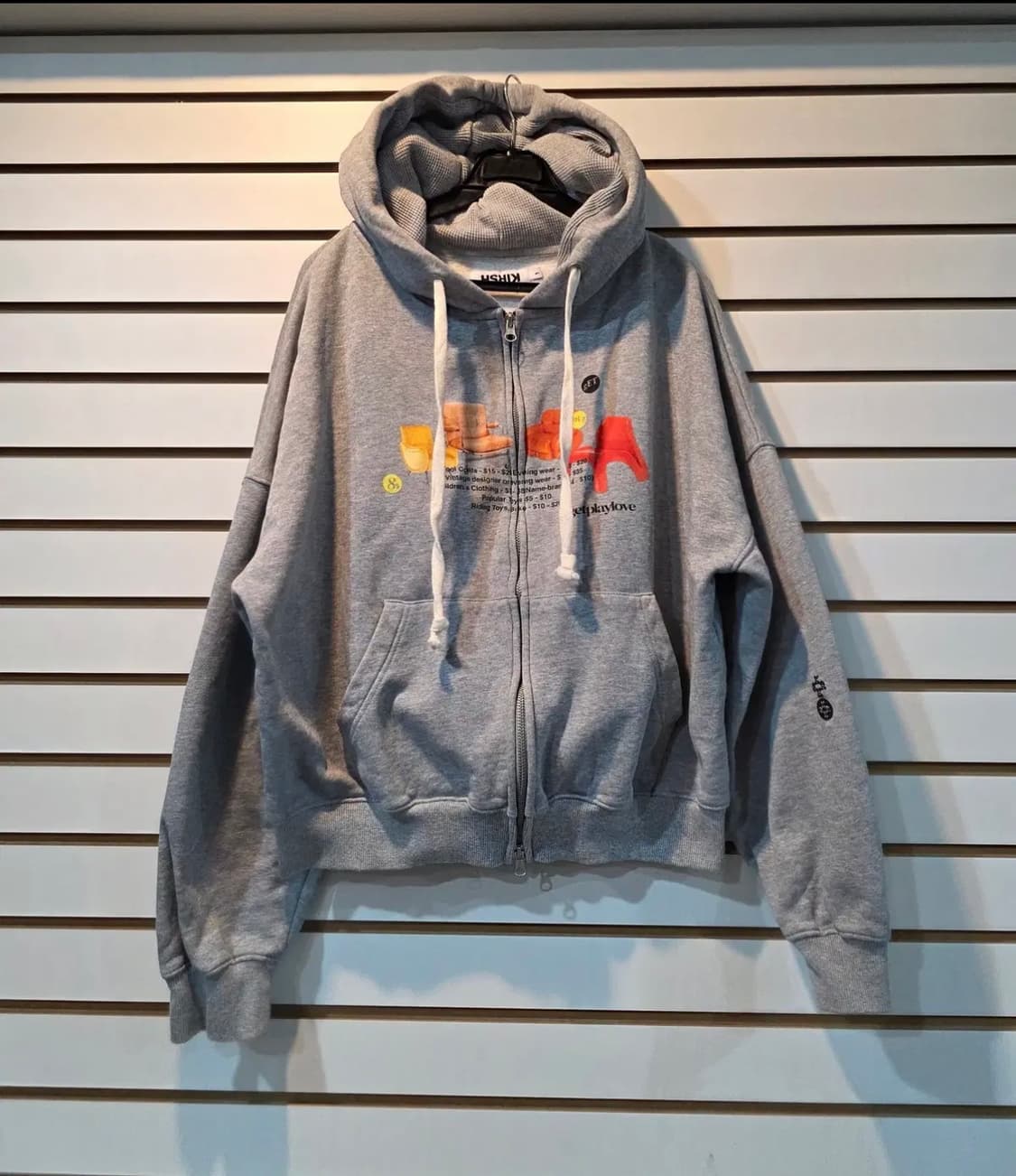 (여성) 캐주얼 빈티지 후드 집업 상품이미지4