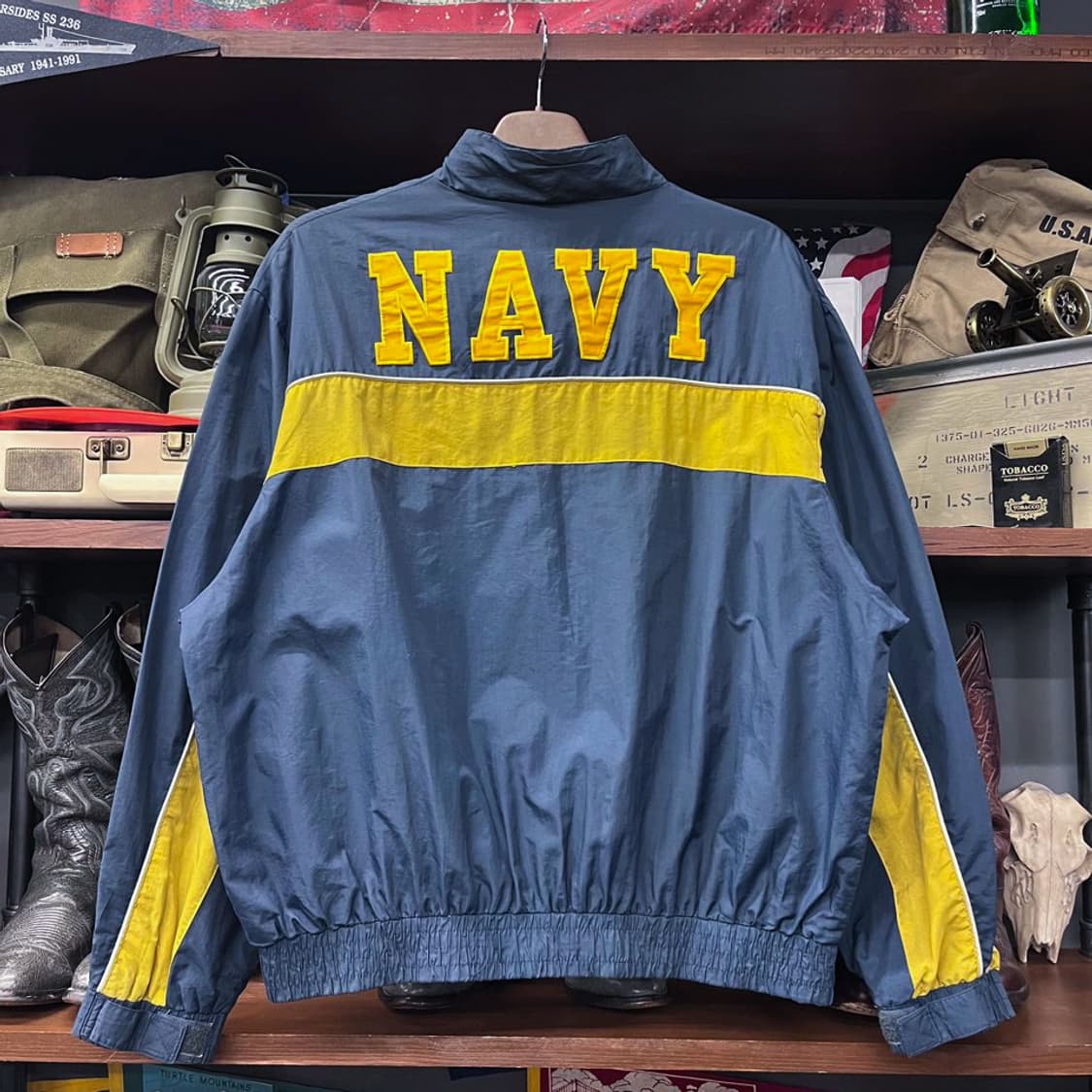 90s US NAVY 아카데미 윈드 브레이커 IPFU 상품이미지2