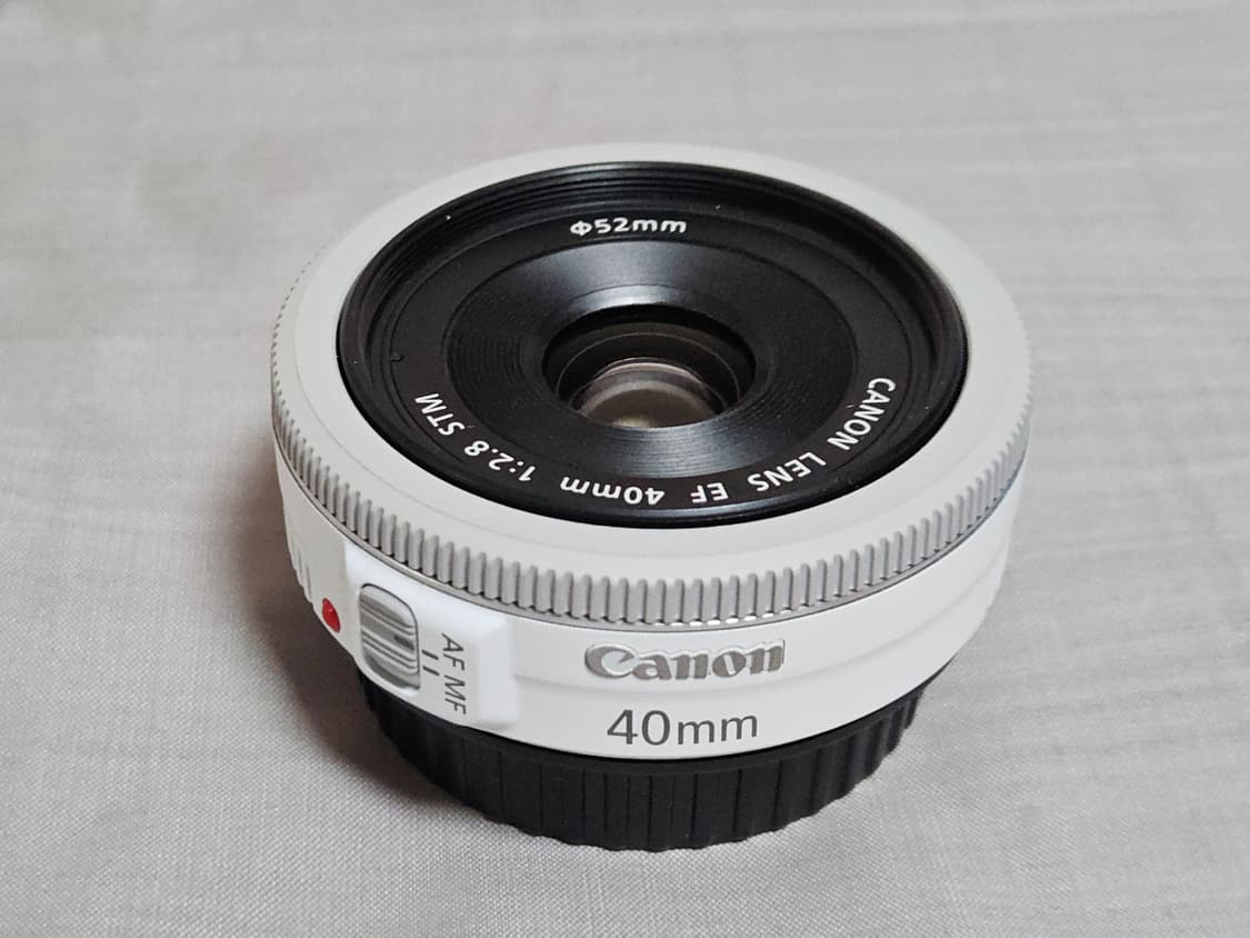 캐논 EF 40mm f/2.8 STM 렌즈 화이트 상품이미지3