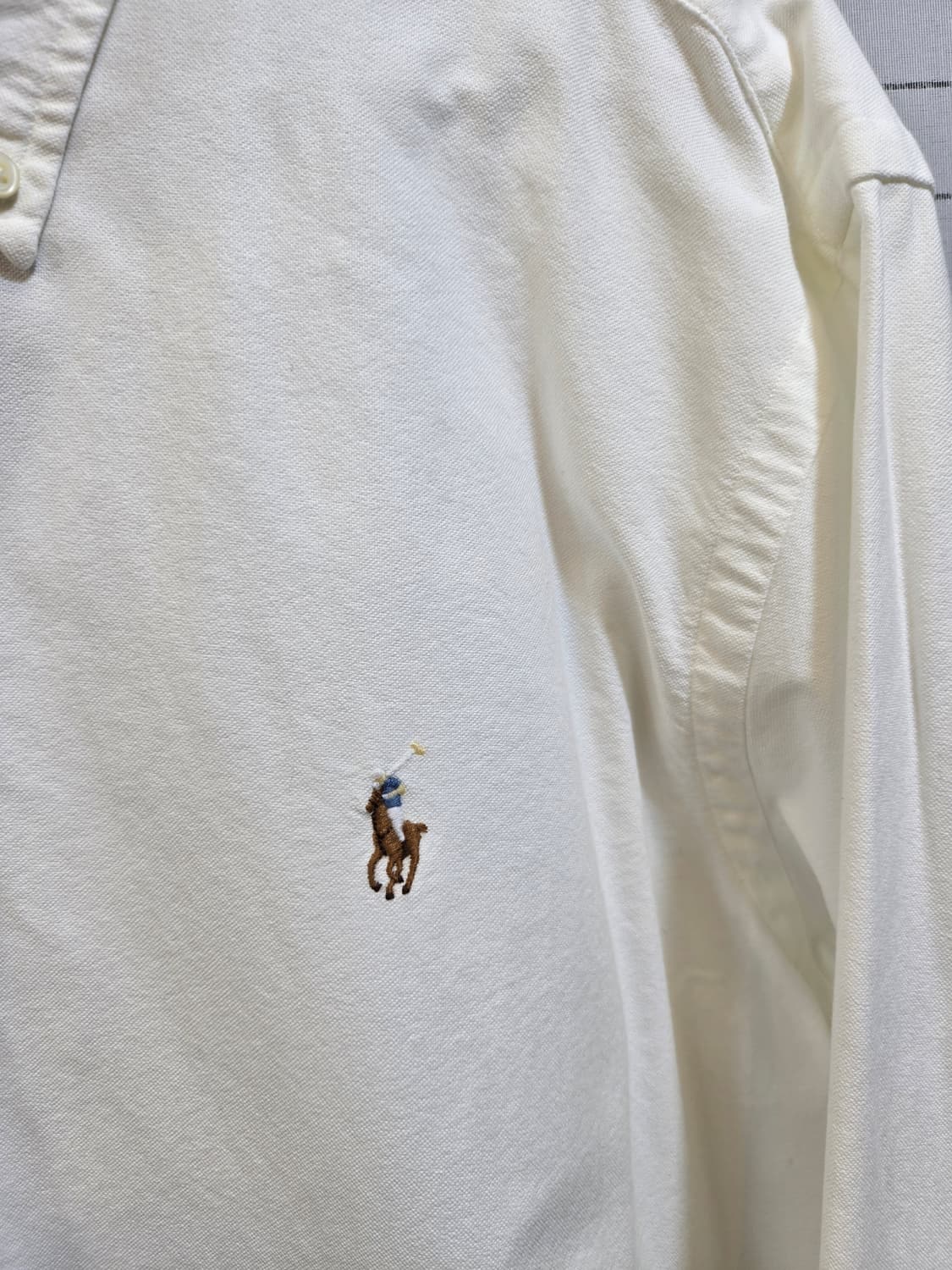 폴로랄프로렌 화이트 커스텀핏 셔츠 상품이미지5