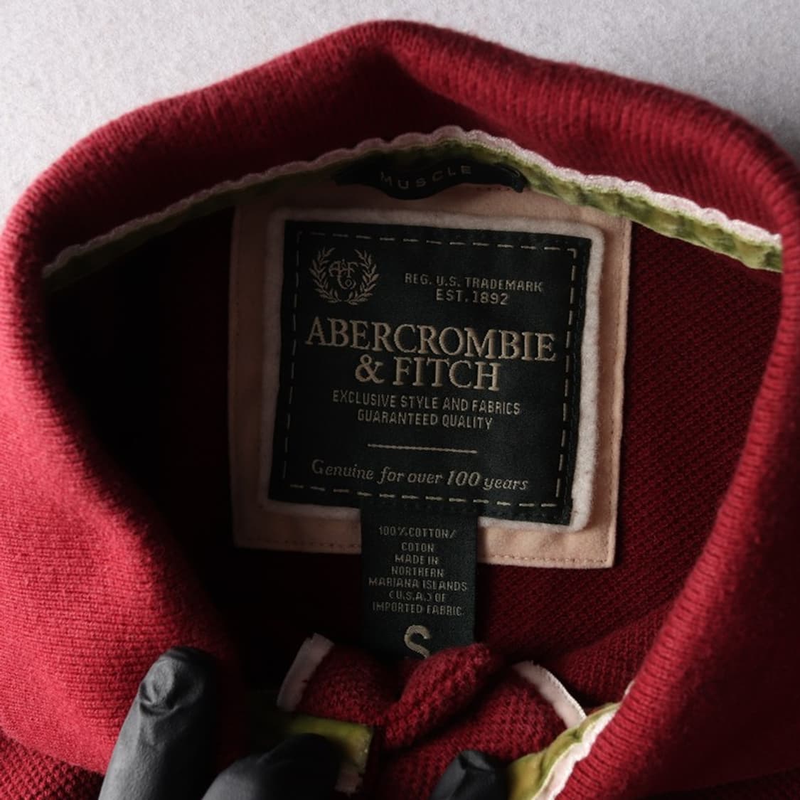 아베크롬비 긴팔 카라티 S 상품이미지6