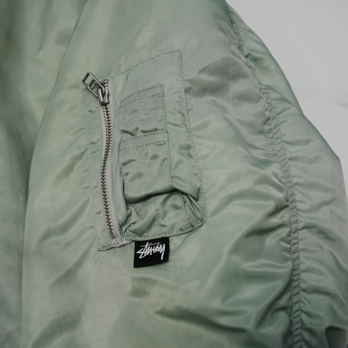 [XL] 스투시 다이드 나일론 봄버스톤 상품이미지4