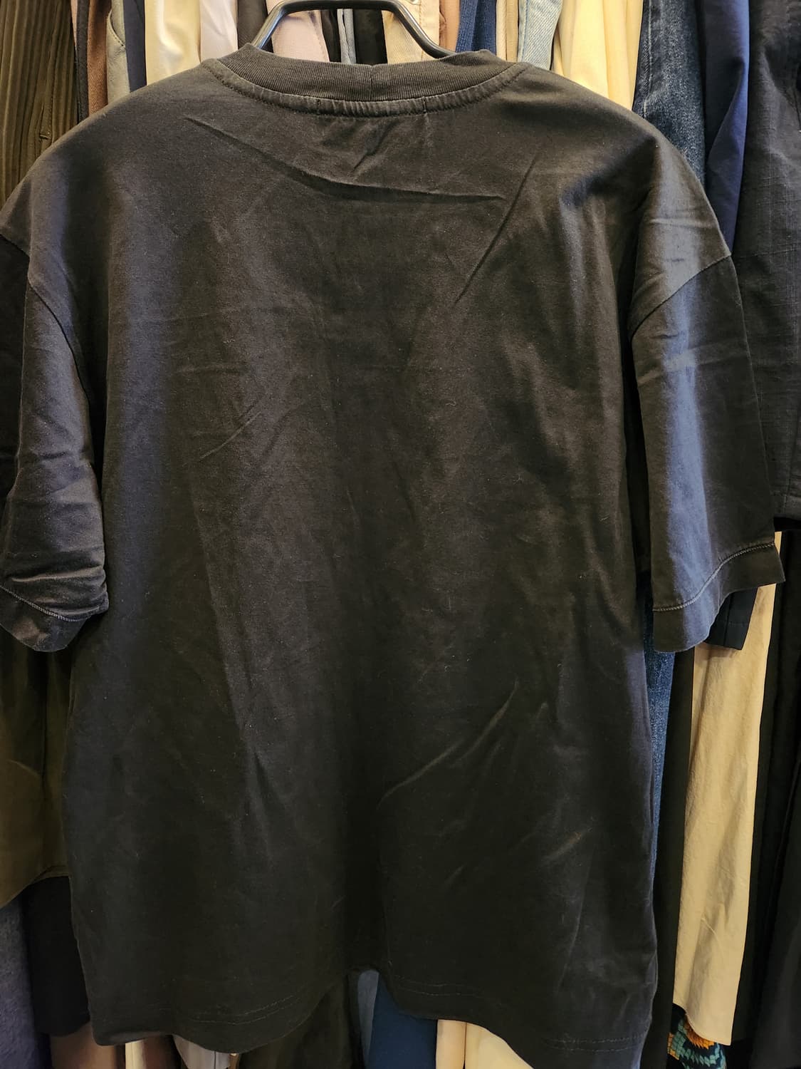 스톤아일랜드 블랙 반팔 티셔츠 상품이미지4