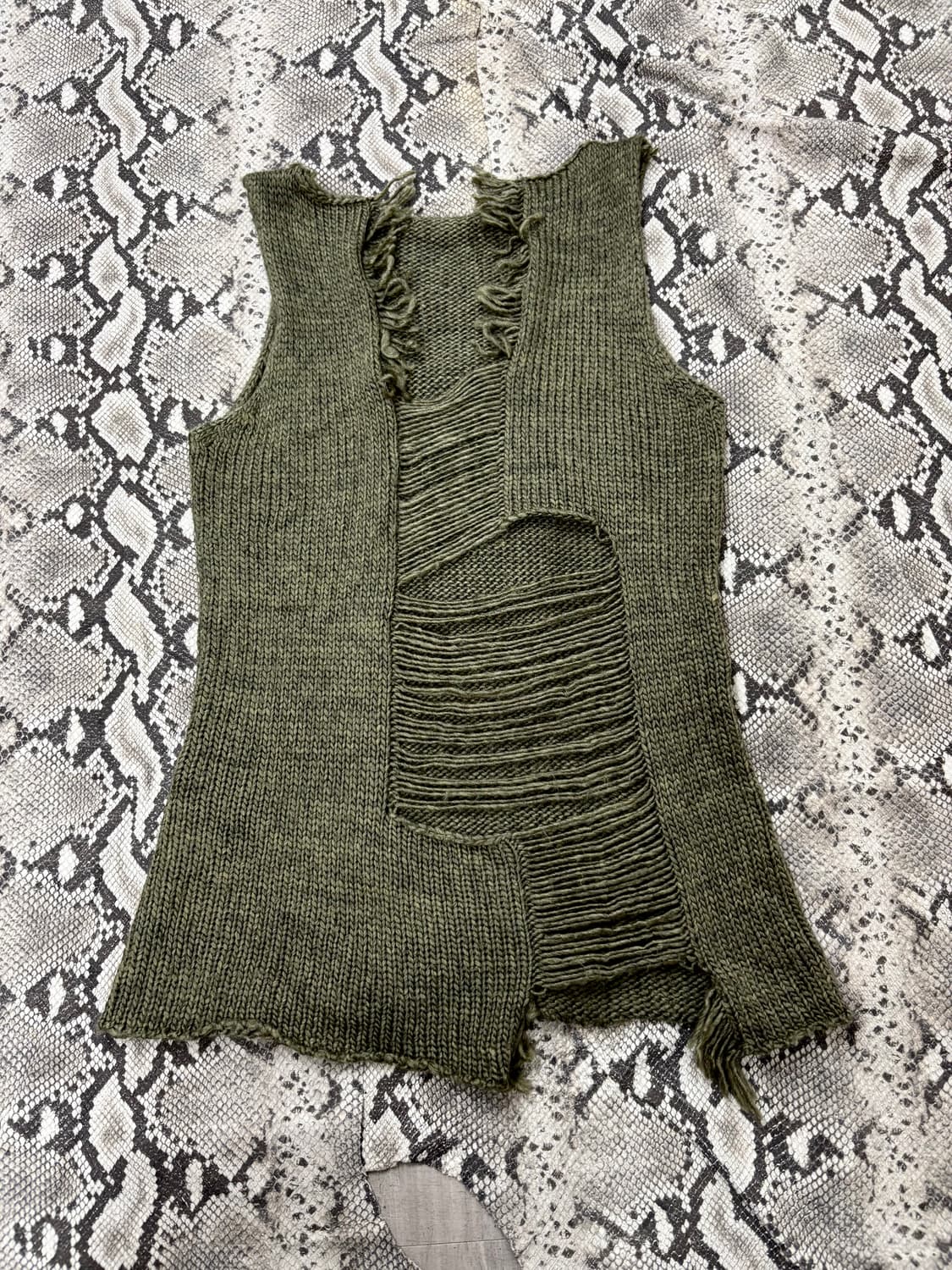 “Vintage” 00’s Grunge Mood Knit Sleevele 상품이미지4