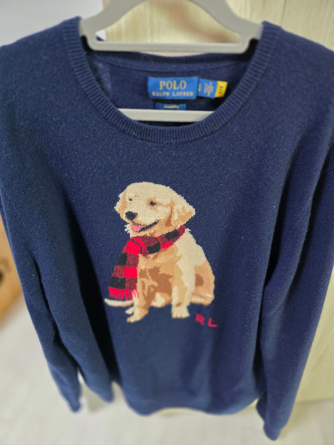 폴로 골든리트리버 캐시미어 니트L 상품이미지1