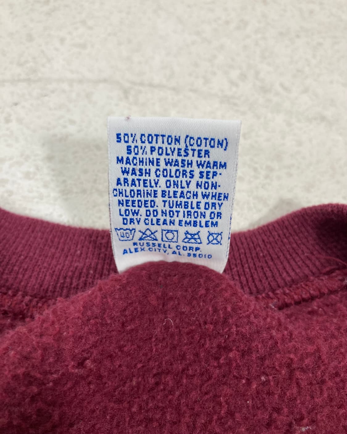 90s Russell Sweatshirt (burgundy) 상품이미지4