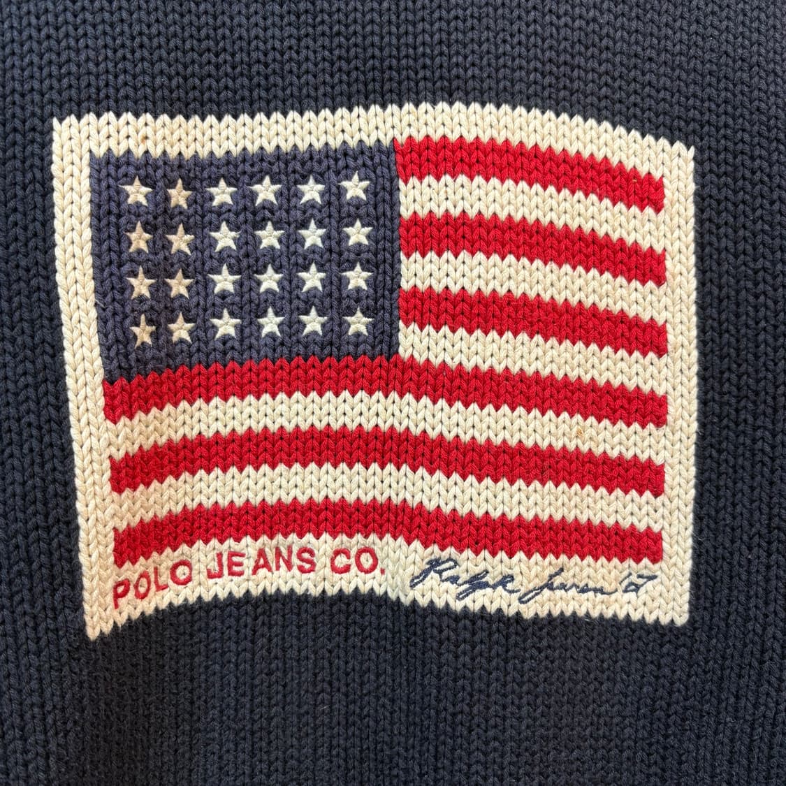 [S] POLO 폴로 랄프로렌 성조기 니트 상품이미지2