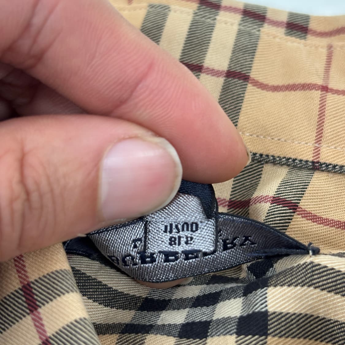 버버리 노바체크 셔츠  상품이미지9