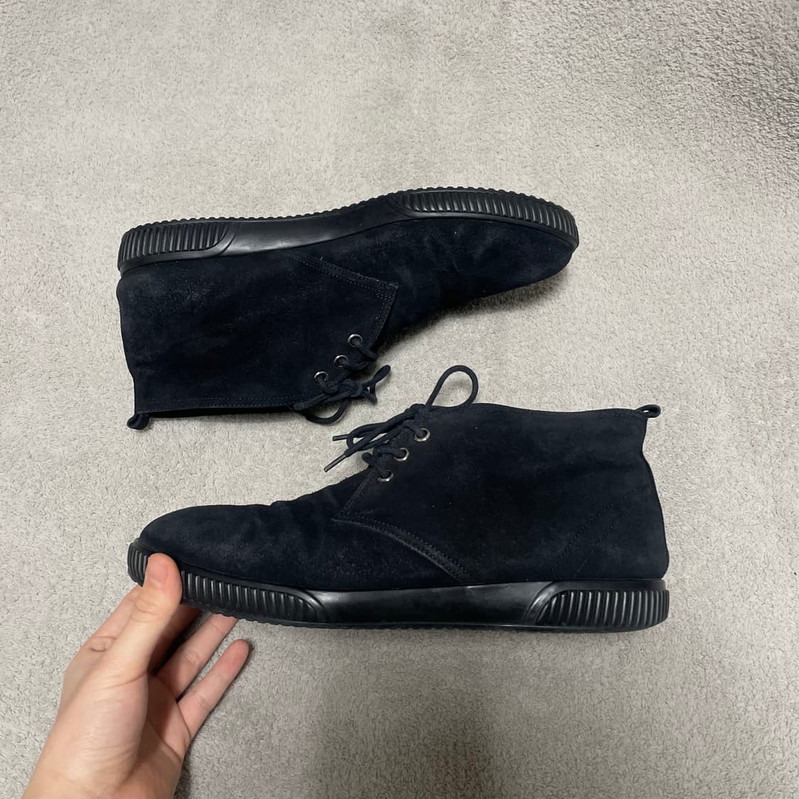 285) 프라다 스포츠 스웨이드 스니커즈 부츠 상품이미지1