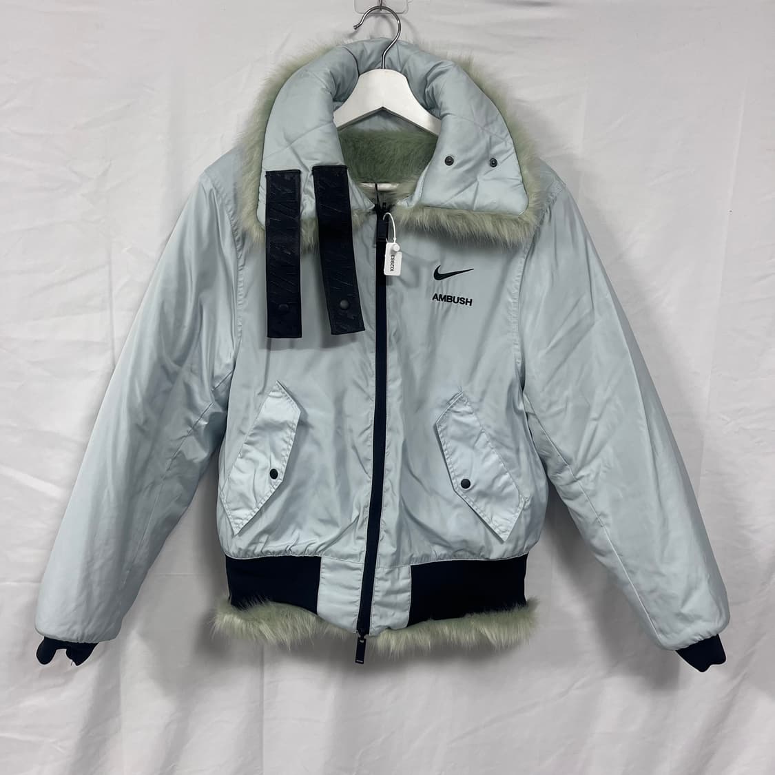 [남여공용] 나이키 X 엠부쉬 리버시블 그린 퍼자켓 (새상품) 상품이미지1