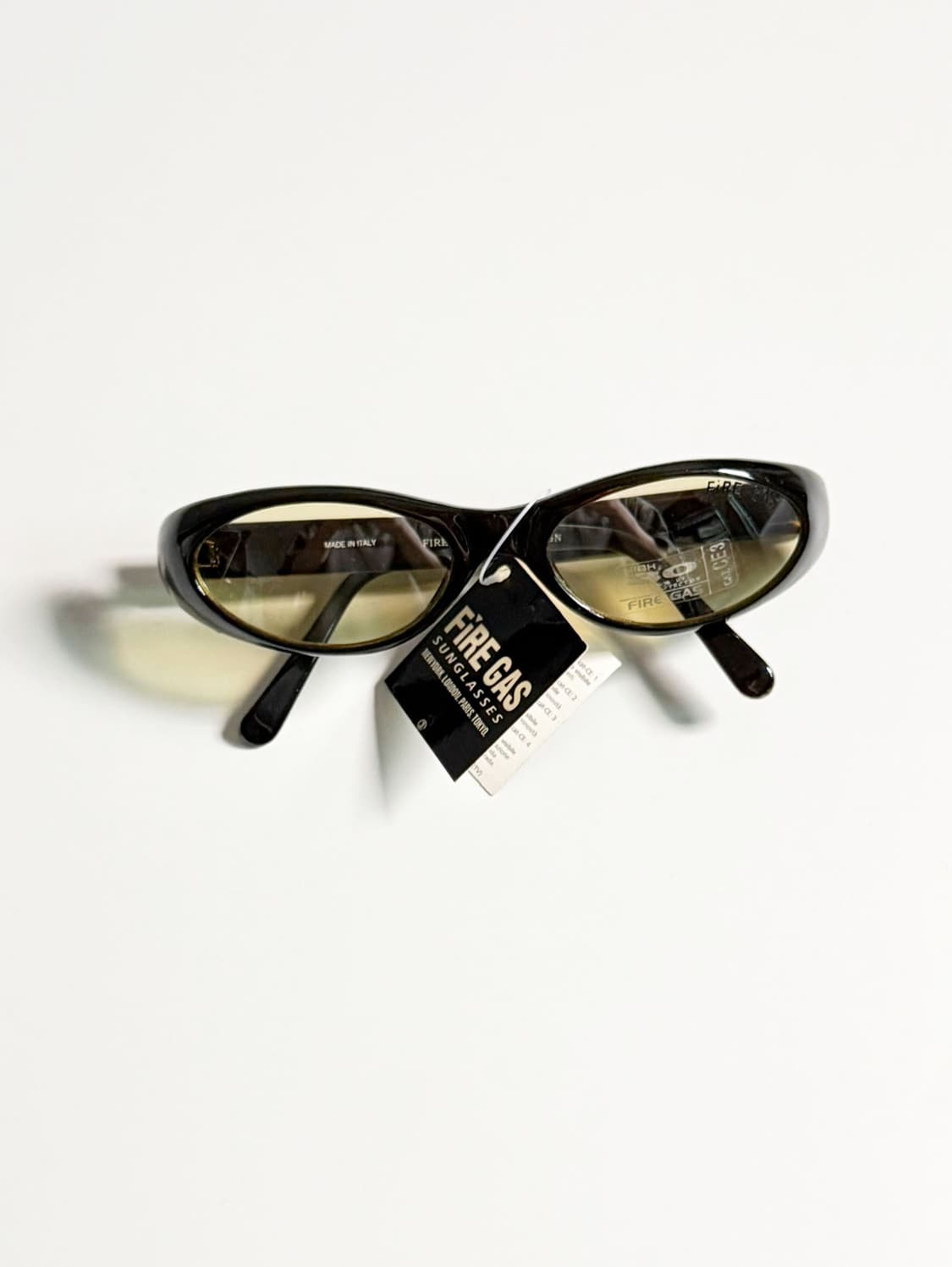 90s FIRE GAS 볼드 오벌 프레임 빈티지 틴트 선글라스 상품이미지2