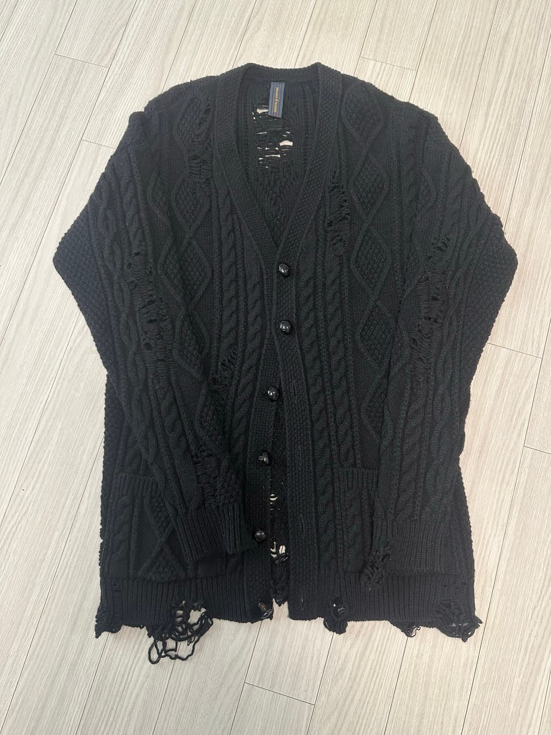 미하라야스히로 데미지가디건 상품이미지1