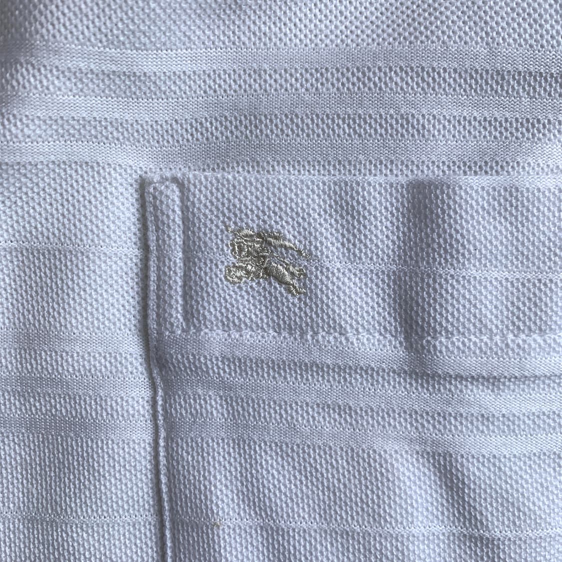 버버리 런던 자가드 스트라이프 반팔 폴로 티셔츠 1923 상품이미지4