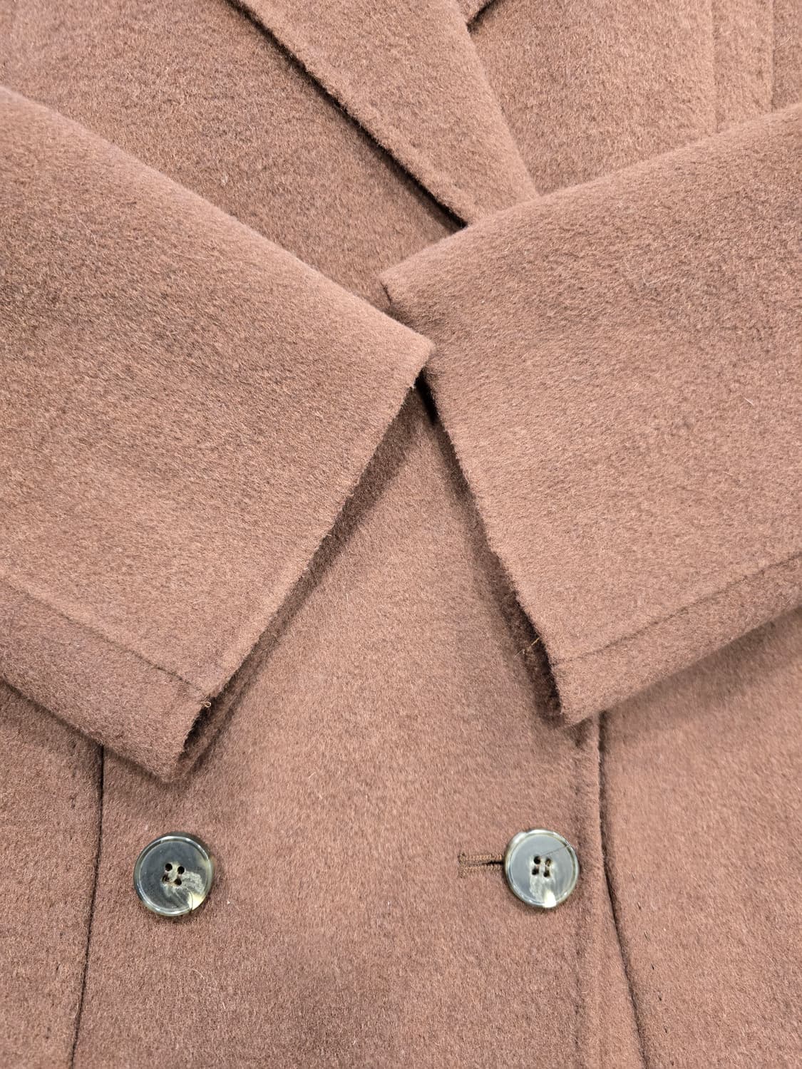 거의새거) 라삐아프 Laplaf 핸드메이드 모 더블 롱 코트 100 상품이미지5