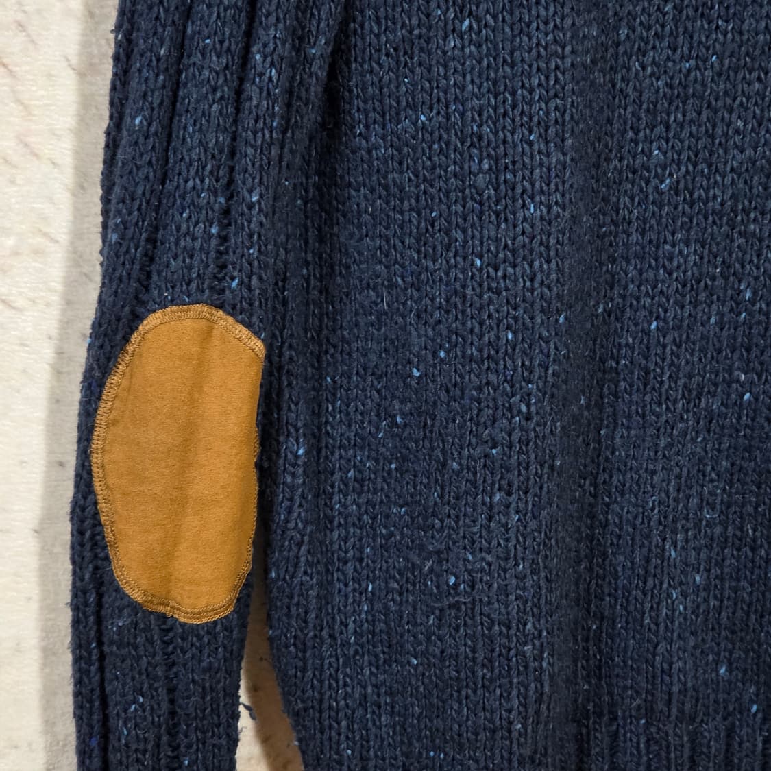 풀앤베어 네이비 꽤배기 카라 하이넥 니트 상품이미지7