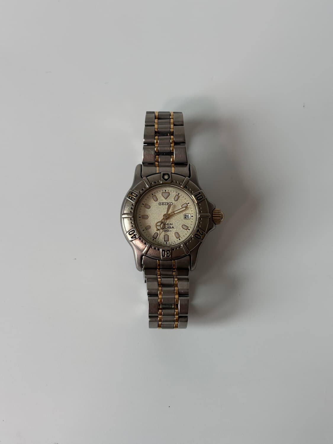 1990s Scuba Titanium Ladies Diver Quartz 상품이미지1