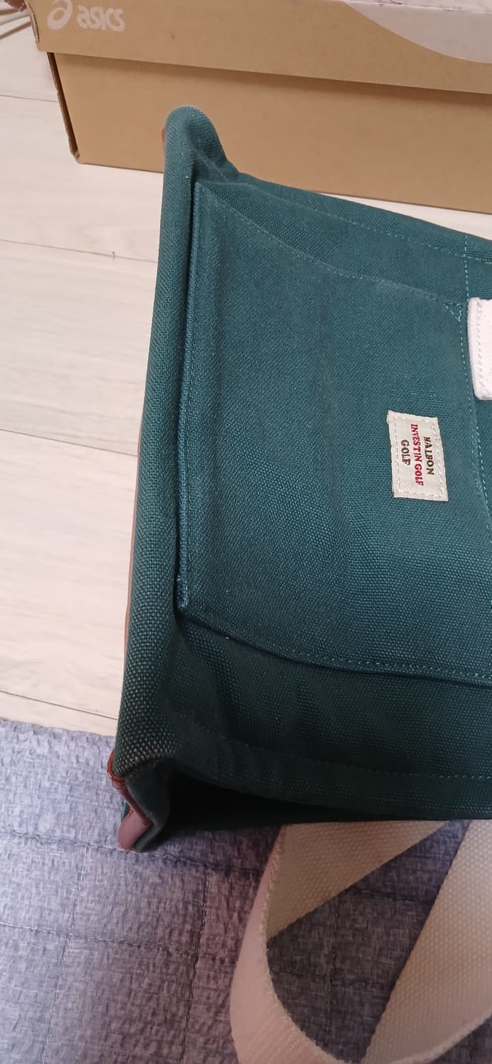 말본 골프 버킷 토트백 그린 컬러  상품이미지9