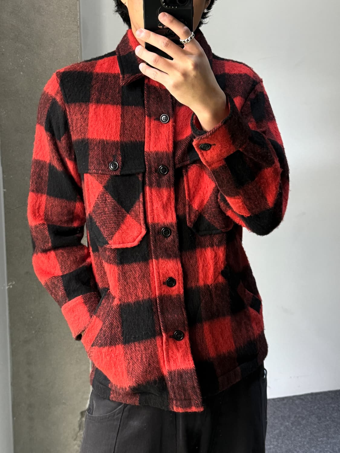 랭글러 90s 매키노 울 체크 셔츠 상품이미지1