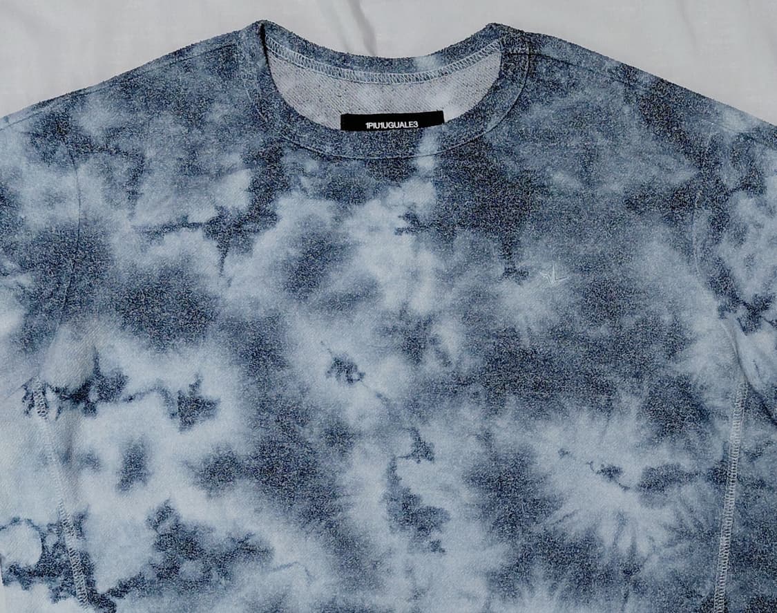 [M] 1PIU1UGUALE3 RELAX 타이다이 로고 자수 반팔 티셔츠 상품이미지2