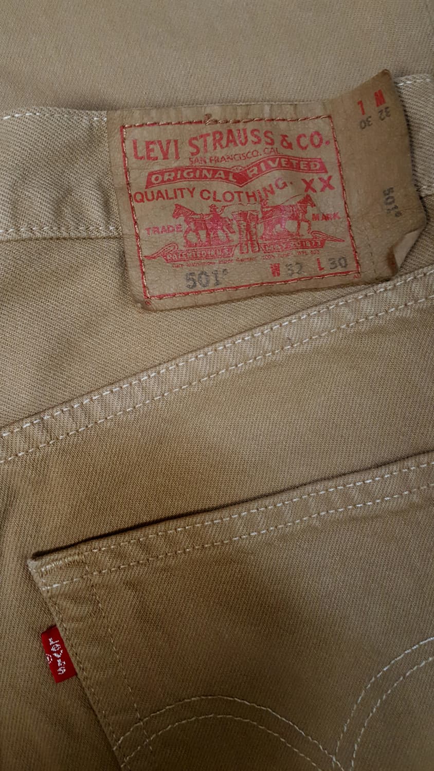 리바이스 501 베이지 상품이미지2