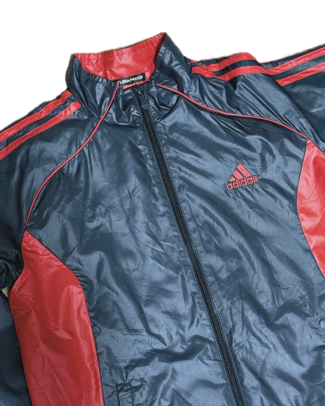 Adidas 블랙 레드 바람막이 상품이미지2