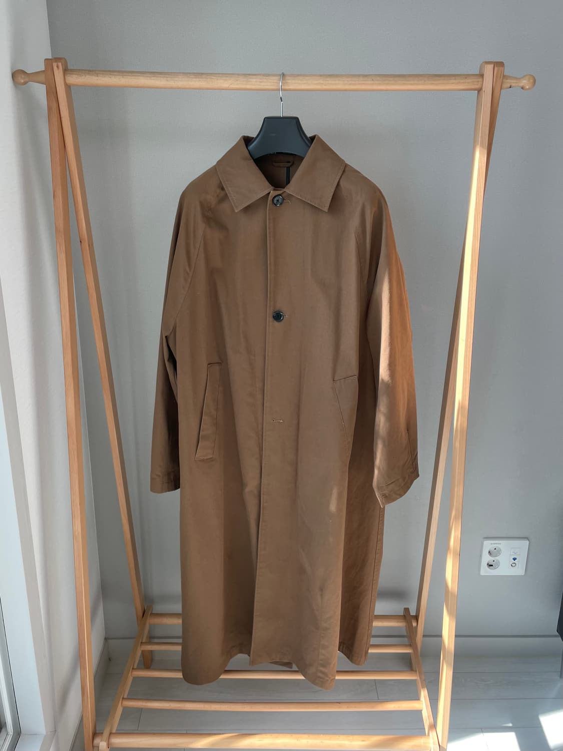 ZARA 밀리터리 롱 트렌치코트 상품이미지1