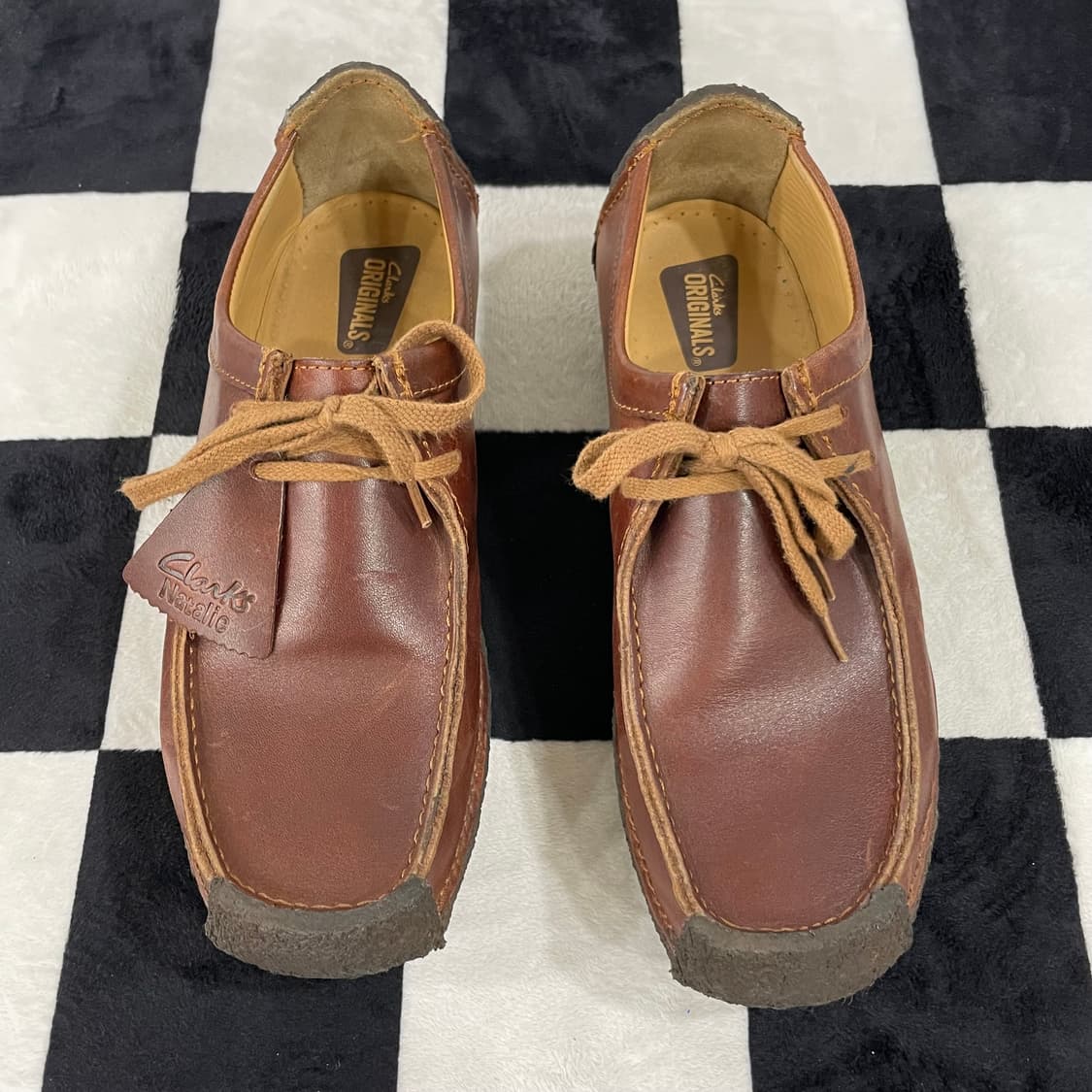 클락스 나탈리 브라운 레더 슈즈 255mm 상품이미지2