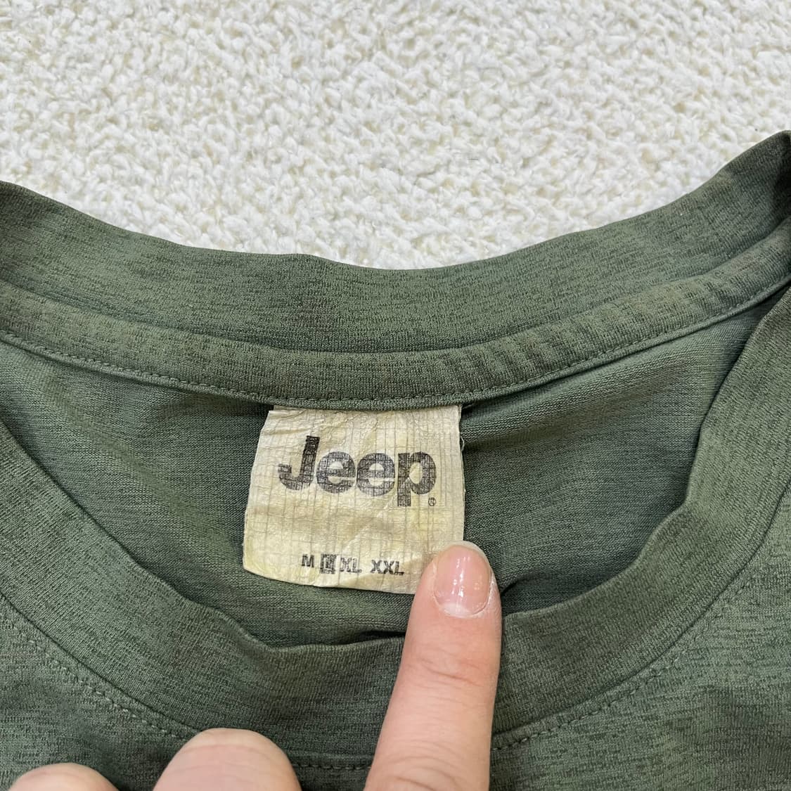 L 지프 스몰로고 반팔 티셔츠 0406M 상품이미지2