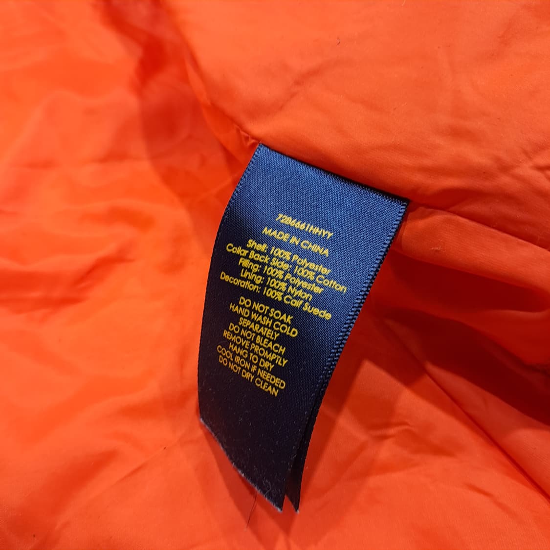 CL829 2XL 폴로 퀼팅 헌팅오렌지 빅사이즈 조끼 베스트 상품이미지5