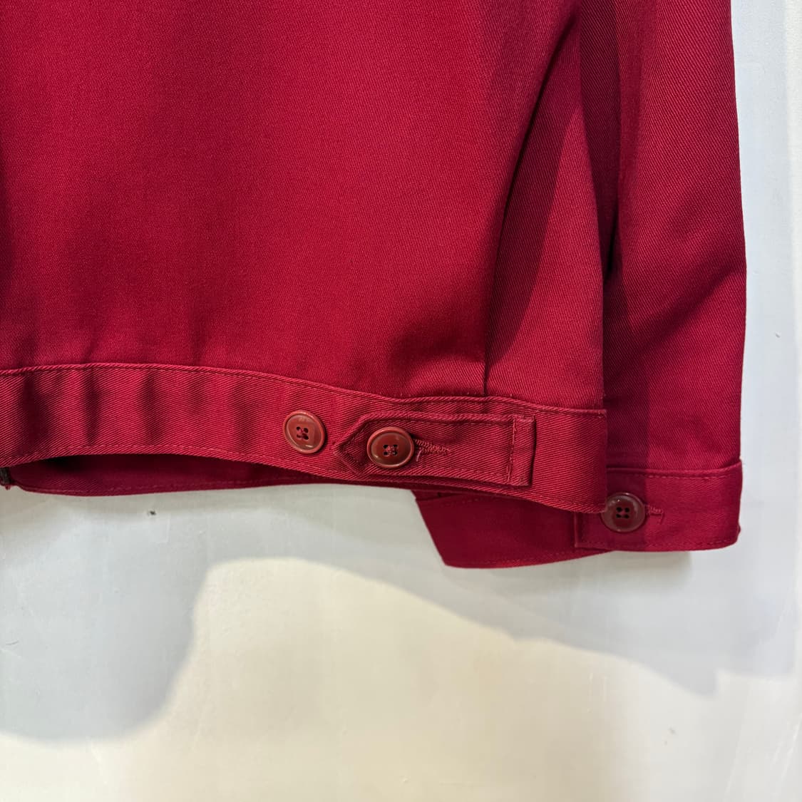 디키즈 x 슈프림 스트라이프 아이젠하워 워크 자켓 마룬 상품이미지5