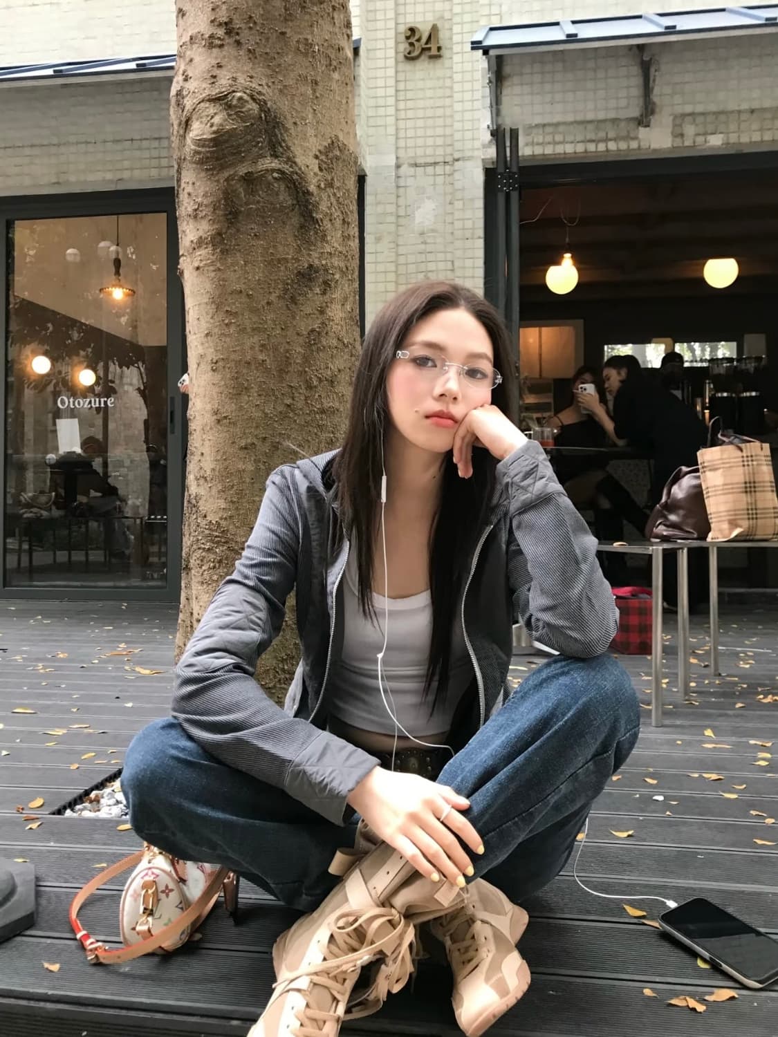 Saddog 그레이 후드집업 상품이미지5