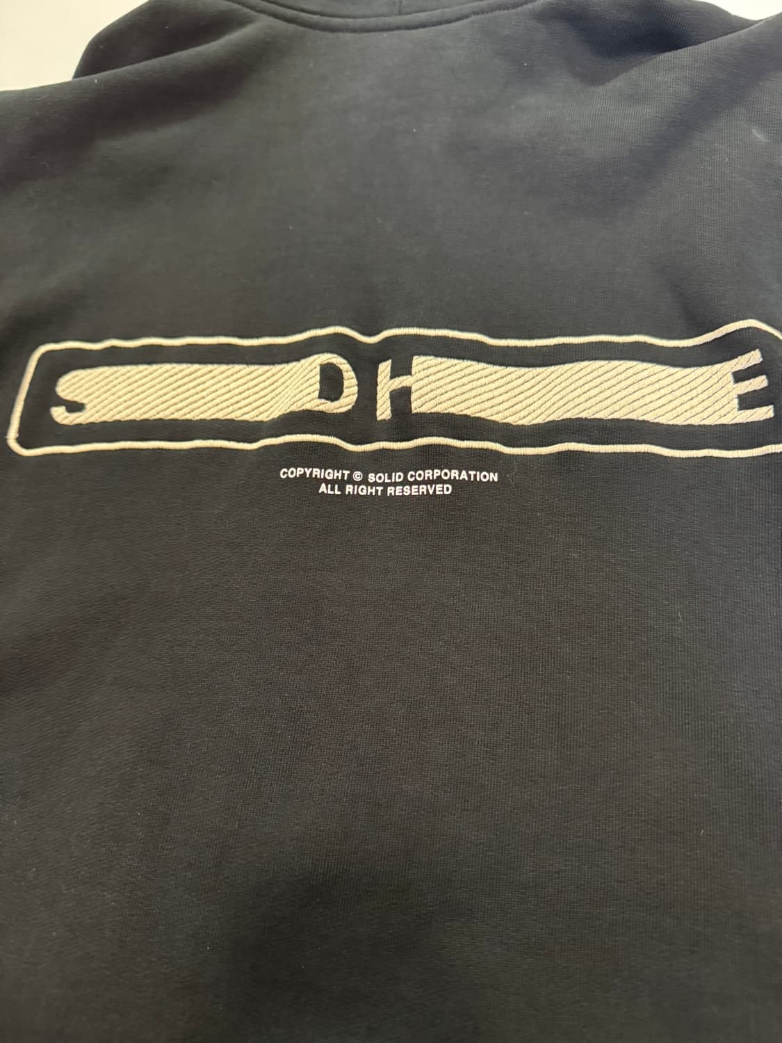 솔리드옴므 검정 후드티(46사이즈) 상품이미지10