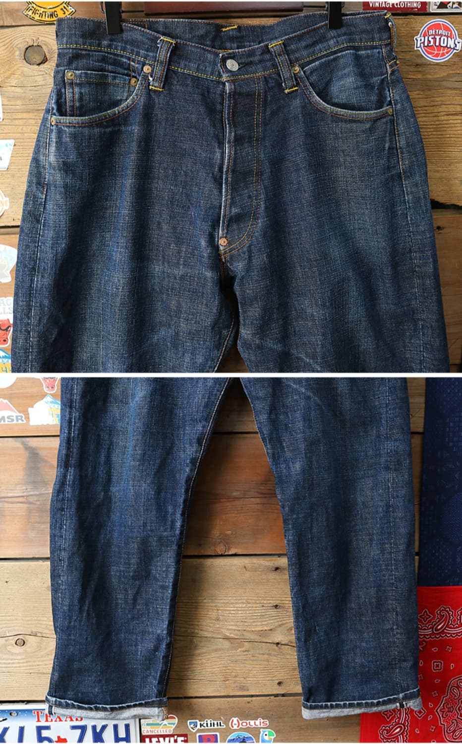 일본판 정품 EVISU 에비수 셀비지 데님 빅 레드텝
32-33 상품이미지3
