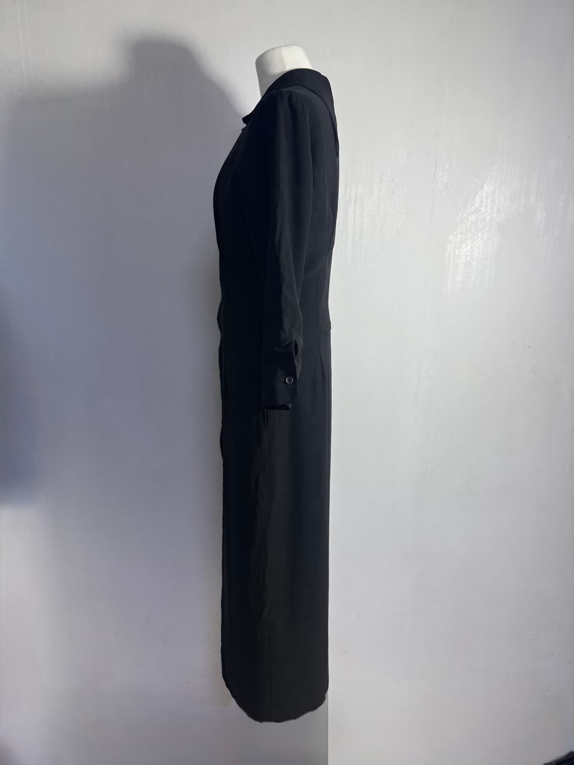 마사키 마츠시마 블랙 롱 드레스 미니멀 아방가르드 상품이미지2