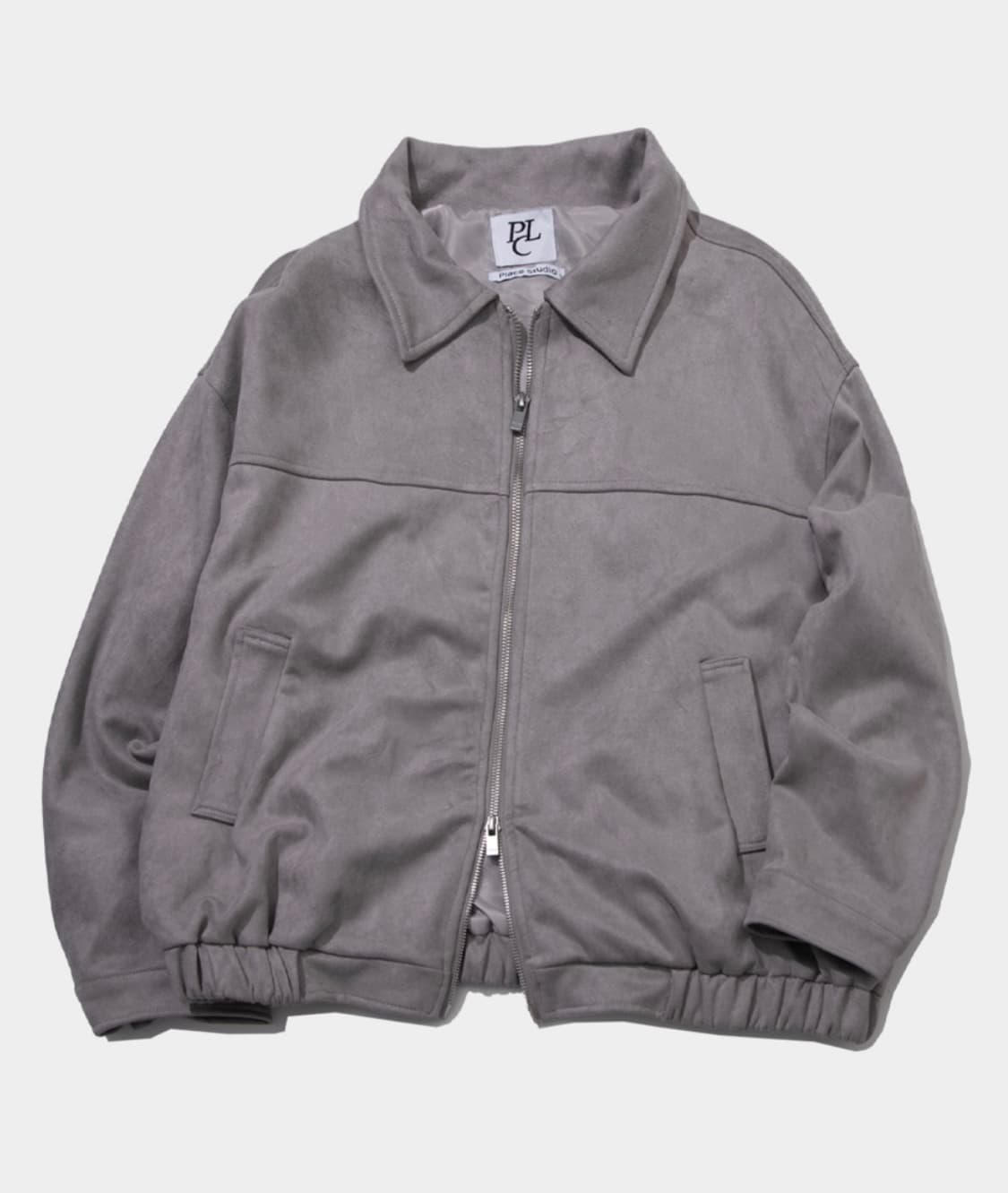 스웨이드 블루종 스윙탑 자켓 상품이미지1