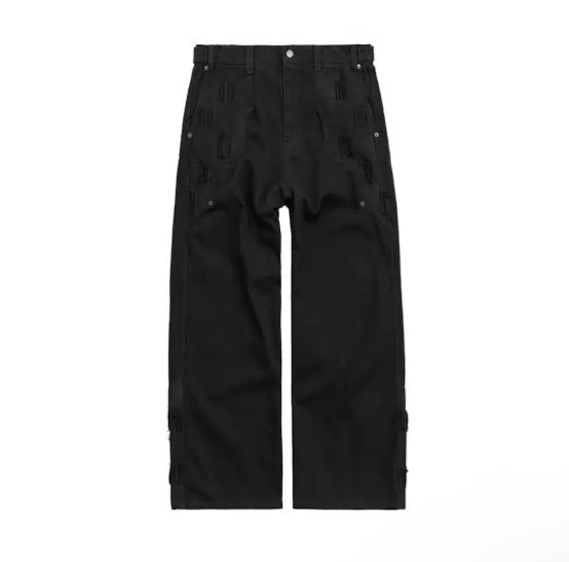 폴리테루 1011 웨스턴 보로 팬츠 블랙 트윌 (3) 상품이미지1