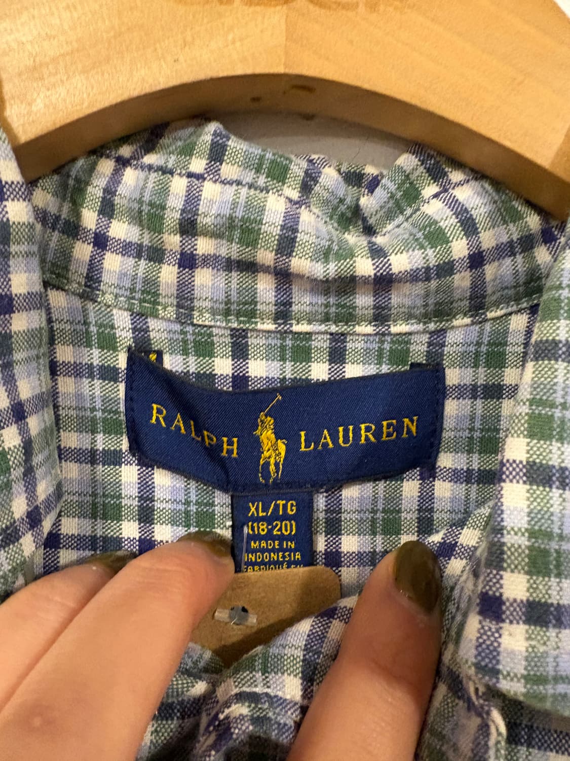 폴로 체크셔츠 상품이미지5