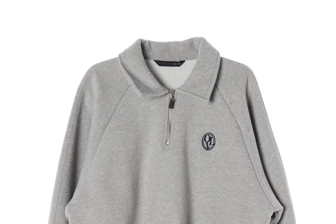 올리브데올리브 반집업 맨투맨  상품이미지3