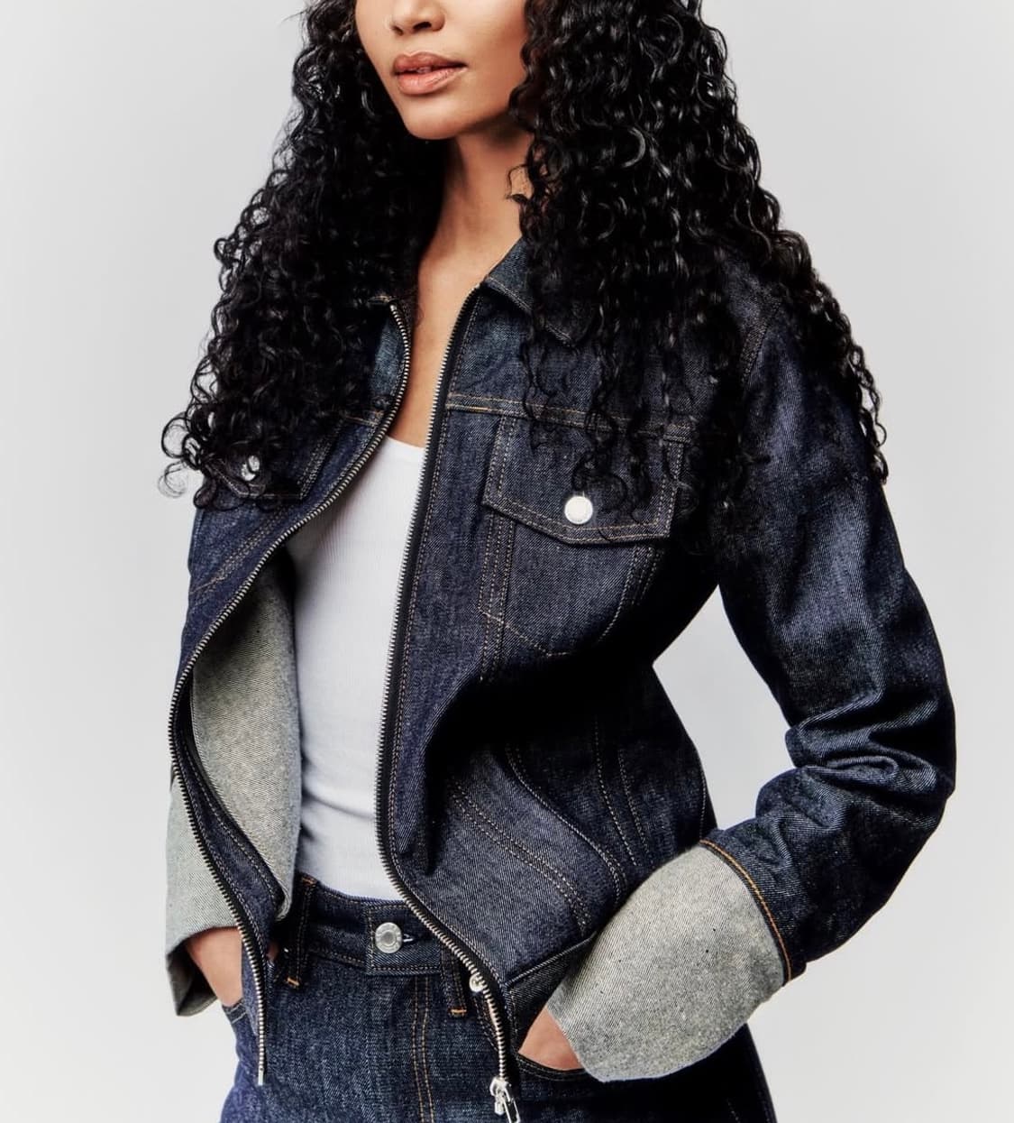 헬무트랭 데님자켓 HelmutLang cuffed denim jacket 상품이미지4