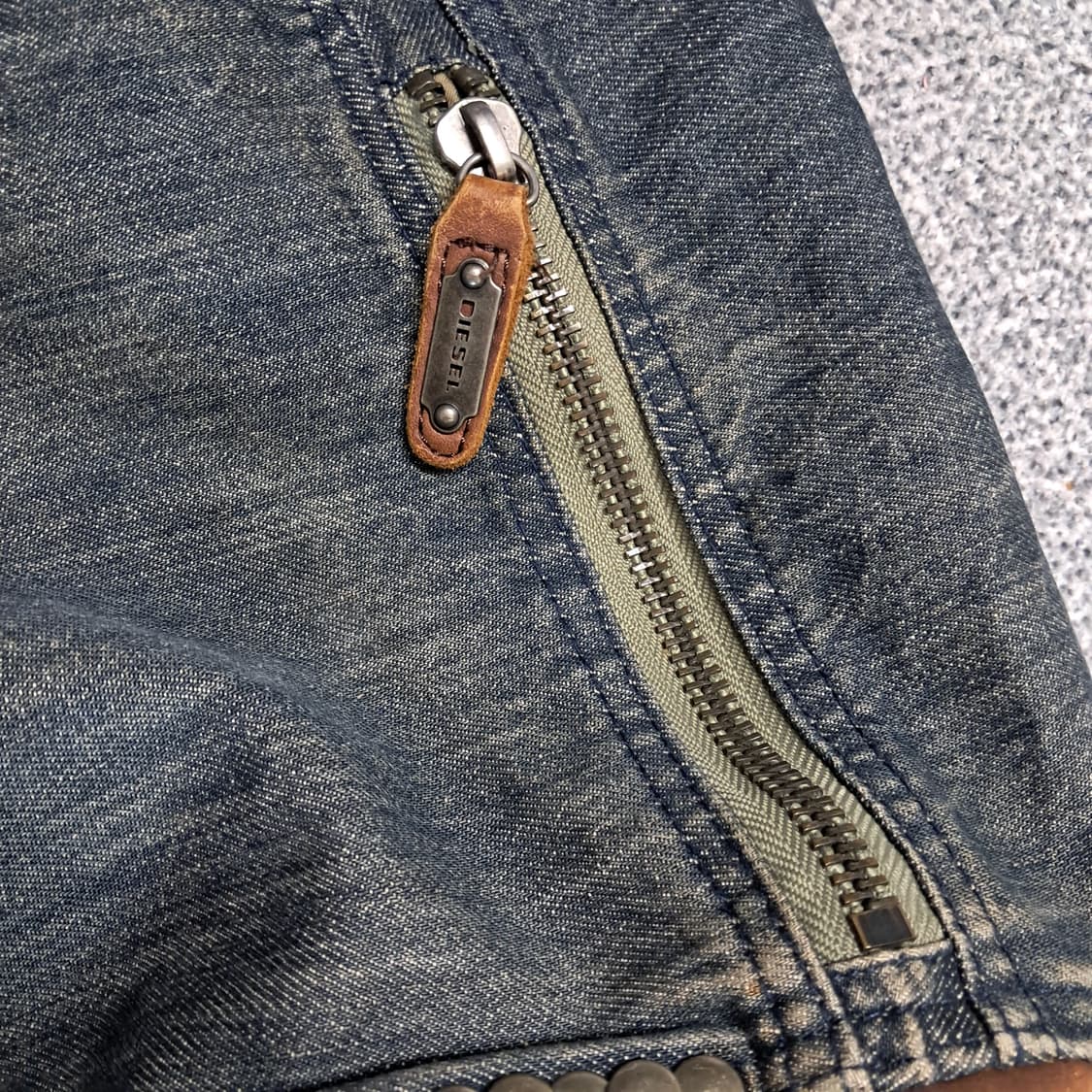 디젤 빈티지 데님백 상품이미지4