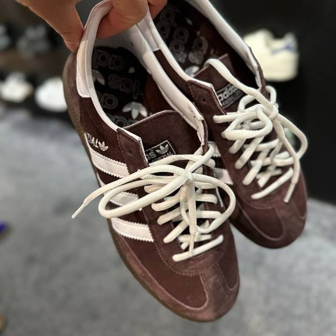 아디다스 스페지알 핸드볼 쉐도우 브라운 화이트 230 상품이미지2