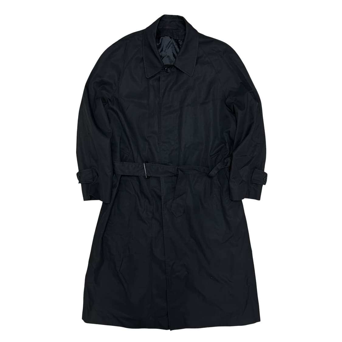 입생로랑 벨티드 블랙 트렌치코트(100) 상품이미지1