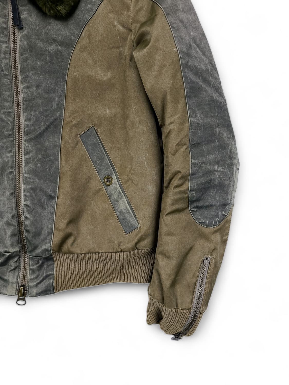 Veronica by Led Rechwe 워싱 봄버자켓 상품이미지3