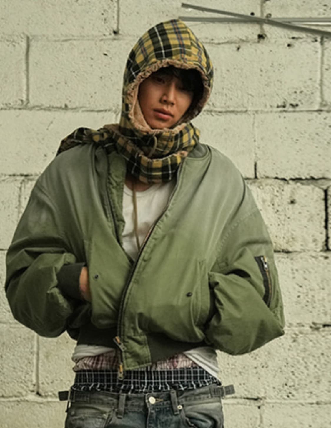 그레일즈 리버시블 후드 머플러 상품이미지2