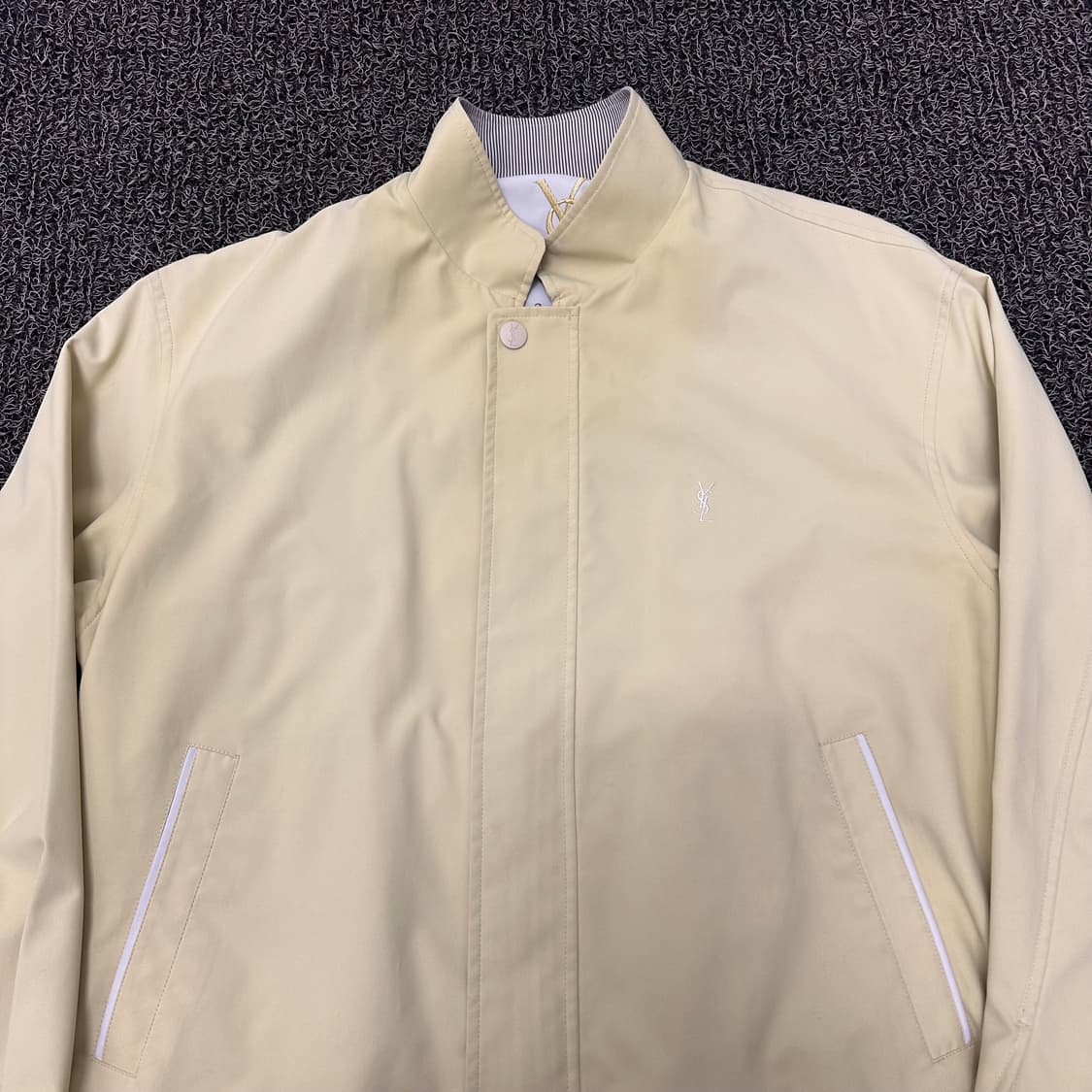 YSL 입생로랑 폴리쉘 블루종 자켓 95사이즈 상품이미지2