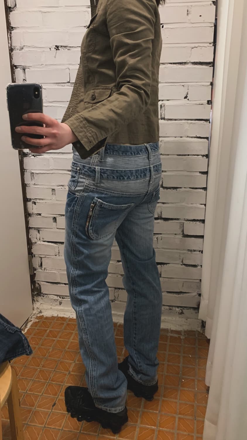 Layered denim 상품이미지1