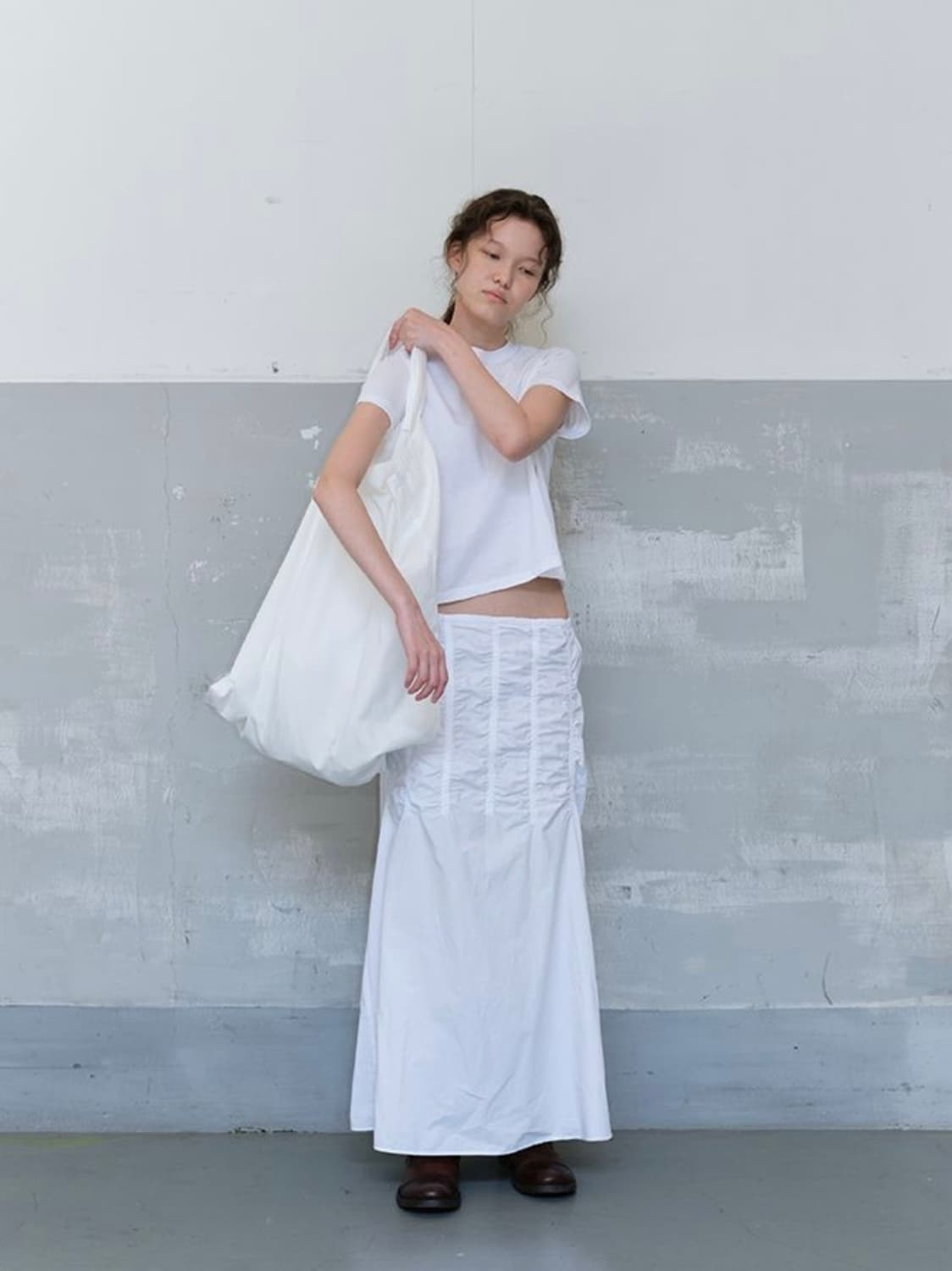 (1회착용, 택O) 리포스 folded cotton bag 코튼백 가방 상품이미지3