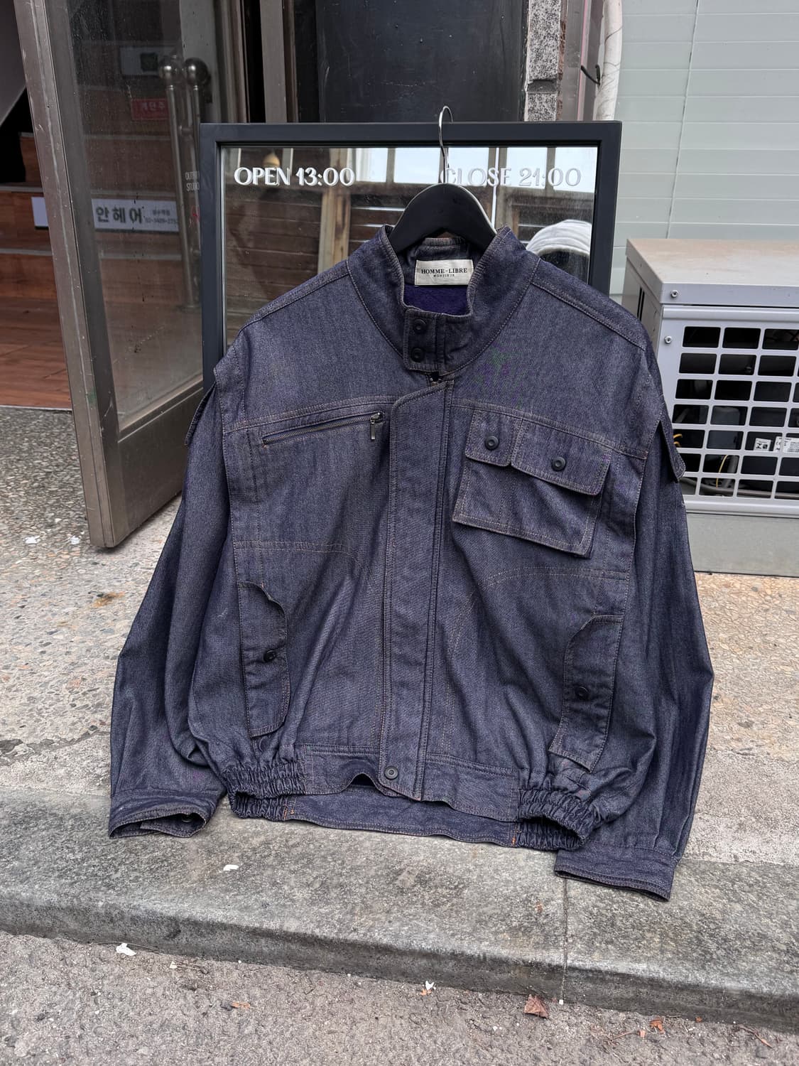Homme Libre 멀티포켓 데님 봄버자켓  상품이미지1