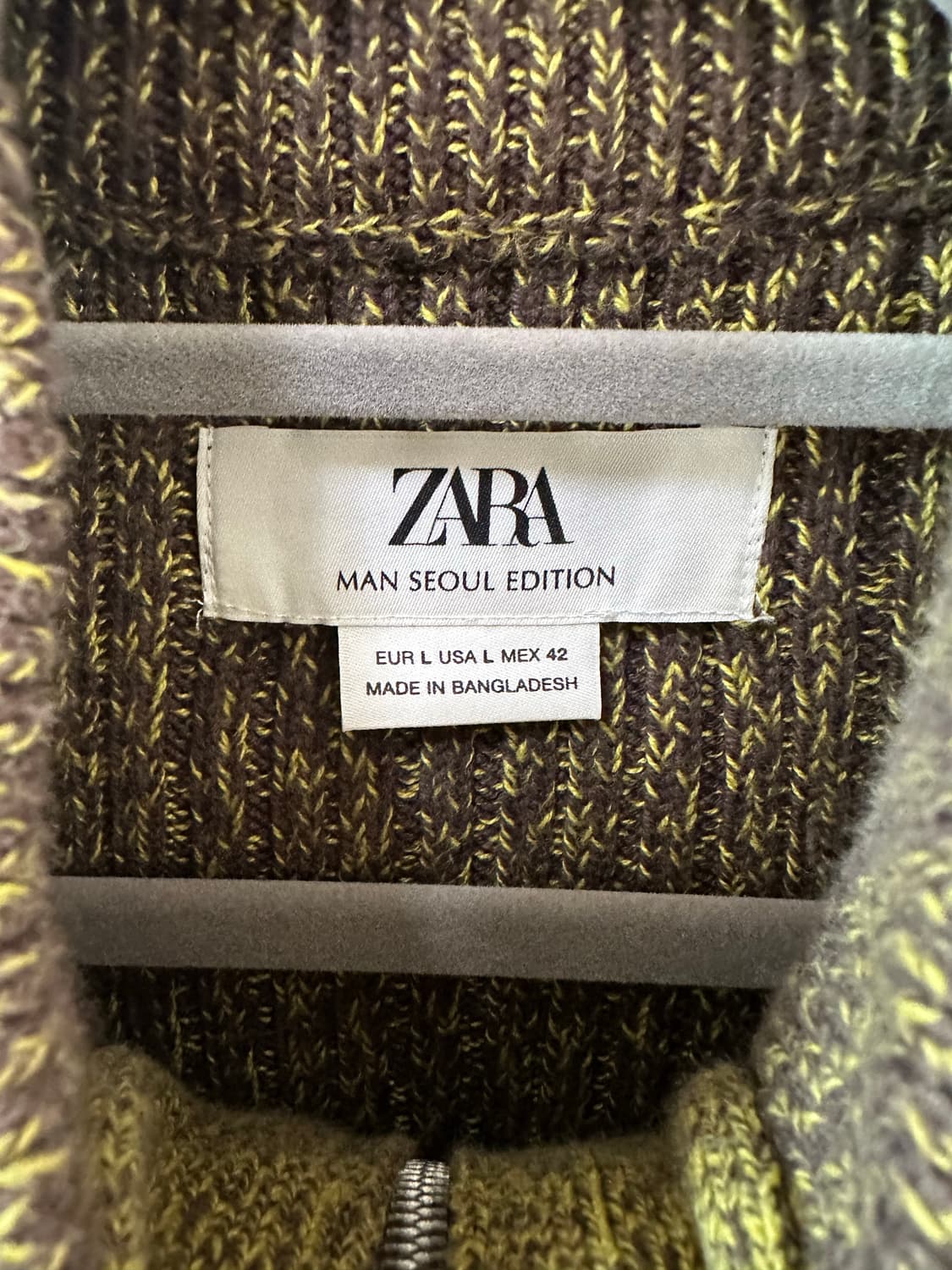 자라 니트집업 상품이미지2