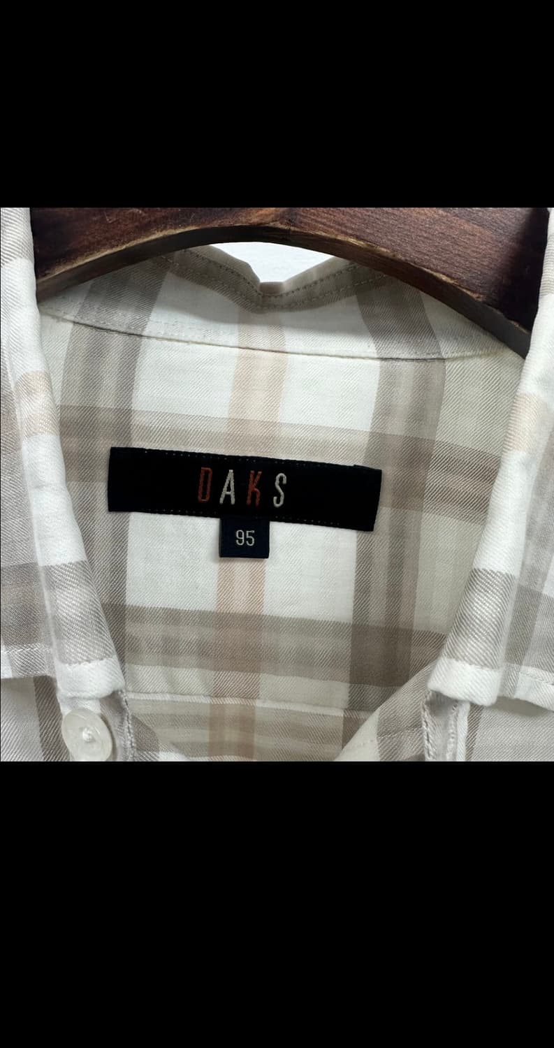 DAKS 닥스 포켓 체크 셔츠 남방 95 s196 상품이미지5